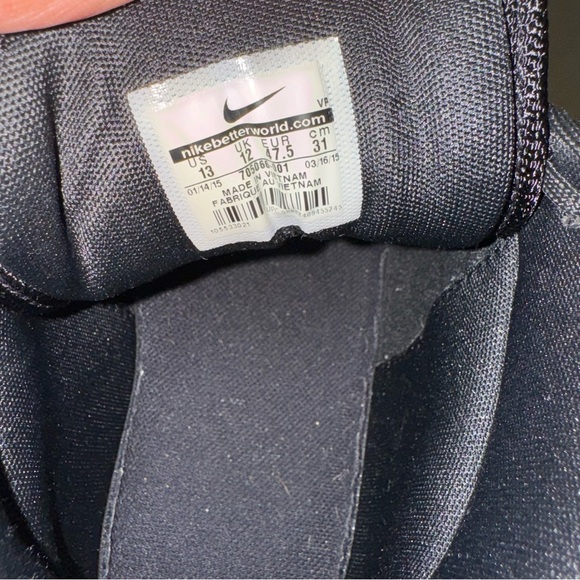 Preowned Mens Nike Air Python PRM size 13 black - Picture 8 of 8